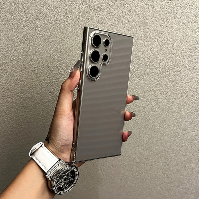 适用三星s24ultra简约透明手机壳