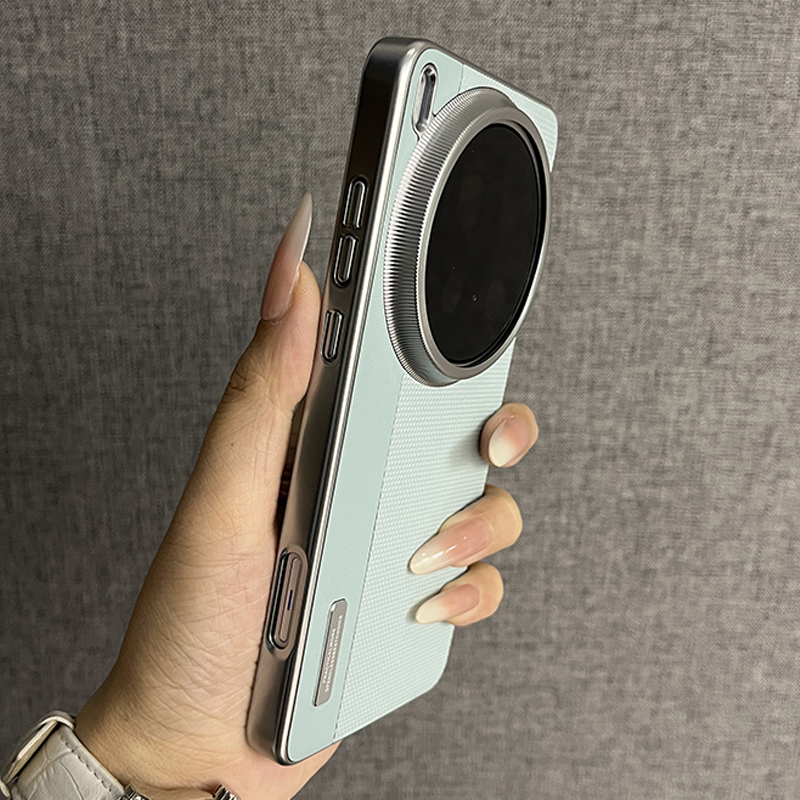 适用vivox200ultra素皮纹手机壳