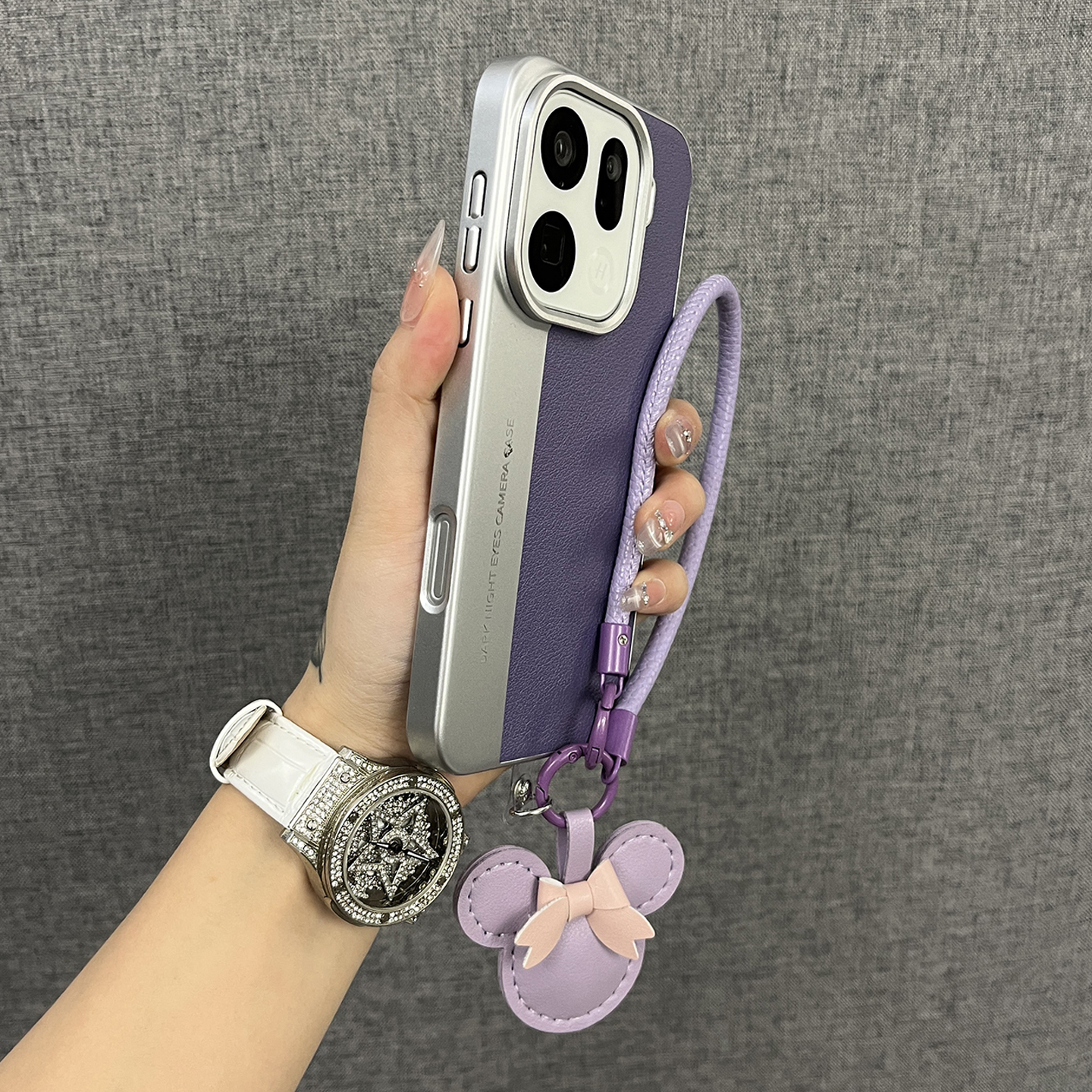 适用OPPOFindx9pro手提绳手机壳