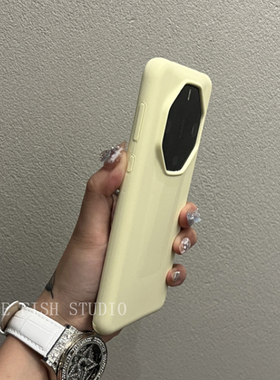 奶黄色液态硅胶适用华为mate60RS非凡大师手机壳新款mt60/50Pro创意网红商务40防摔套pura70pro女款纯色简约