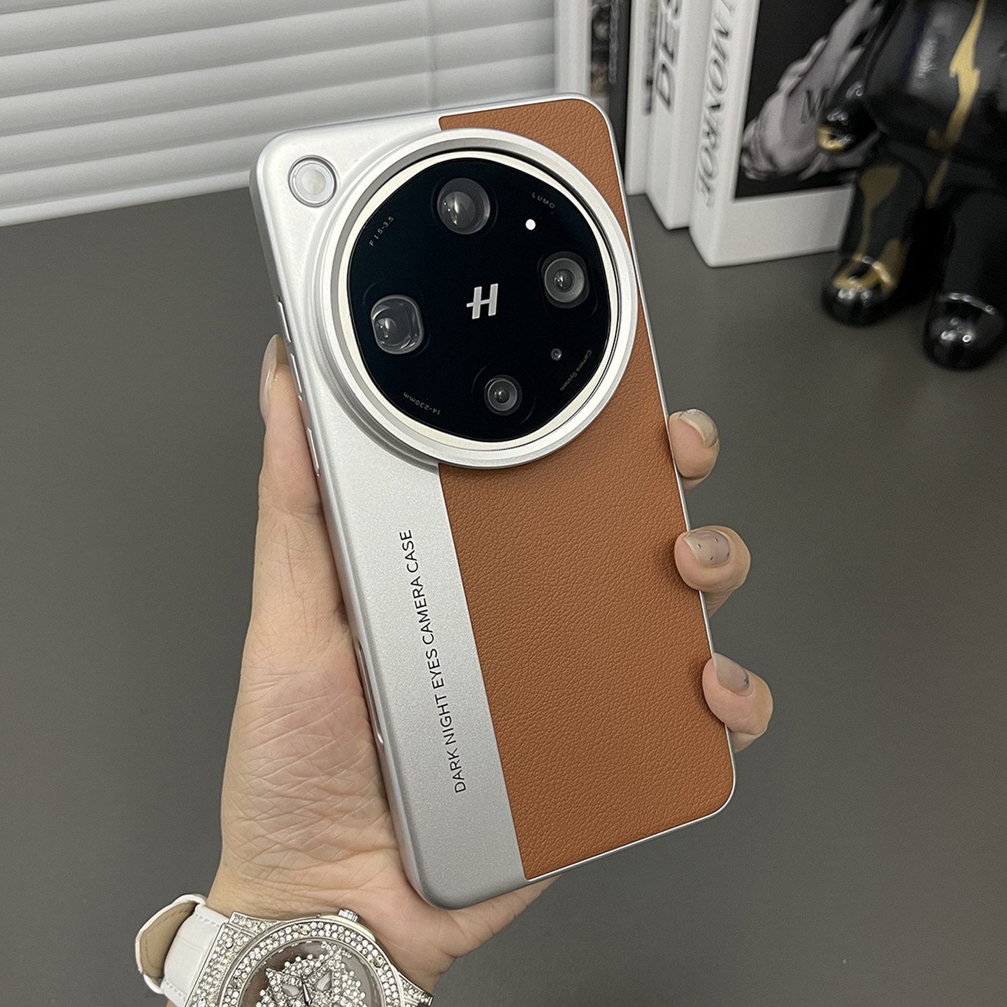 适用oppofindx9ultra皮纹手机壳图片