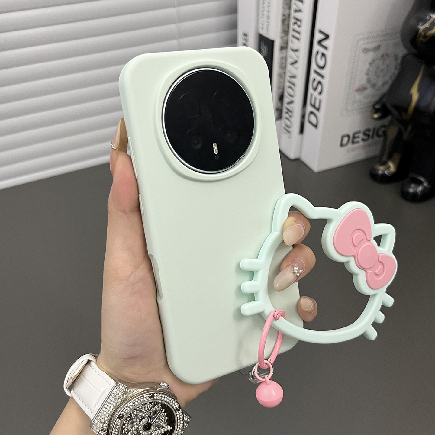 三只鱼【甜酷液态硅胶曼波绿手提环】适用于荣耀magic8/7/6pro/x70/60手机壳新款网红防摔时尚全包保护套男女,3C数码配件,手机保护套/壳,淘宝优惠券,粉丝福利购,淘宝优惠卷