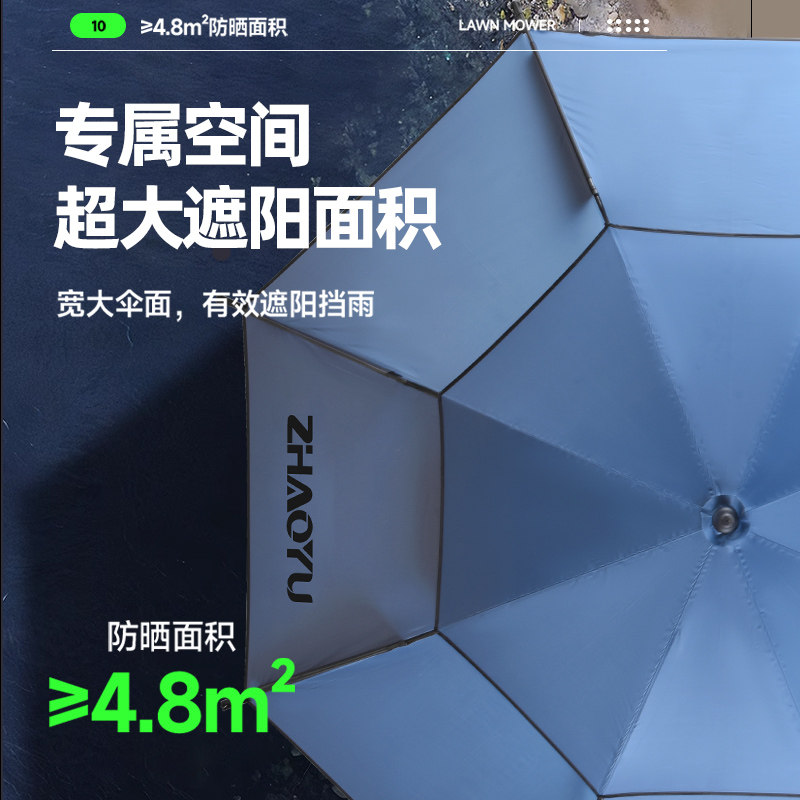 2025新款加长防暴雨钓鱼伞大钓伞万向加厚雨伞防风遮阳防雨垂钓伞