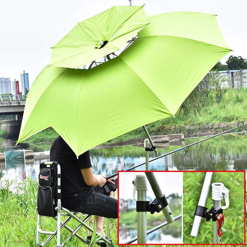 朝宇钓鱼伞万向连接器钓伞万向伞配件大全中接伞架连接器万向节 - 实物图