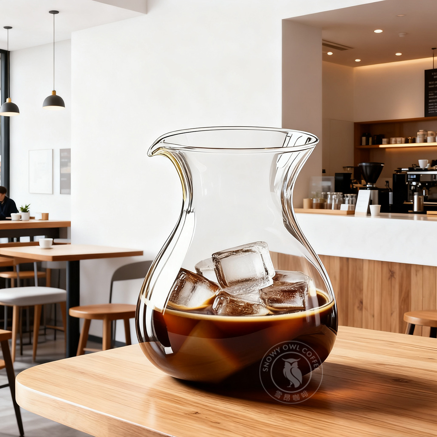 雪昂日式手冲咖啡壶分享壶 滴滤壶闻香壶品鉴分享杯耐热玻璃壶