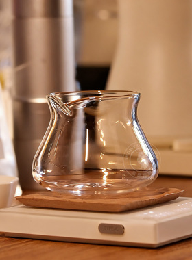 雪昂分享壶闻香壶品鉴壶耐热玻璃壶手冲咖啡壶桃桃迷你咖啡感官壶