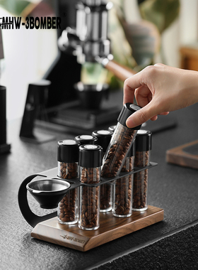 MHW-3BOMBER轰炸机能量瓶 咖啡豆便携储存密封罐套组 单向排气阀