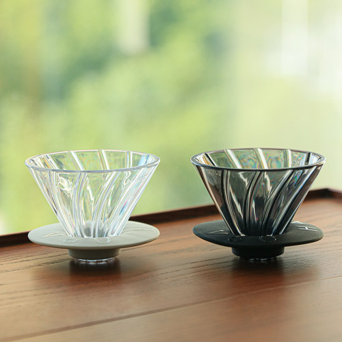 HARIO新款凹槽V60滤杯