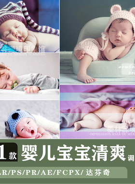 YS02婴儿宝宝LR预设PS人像摄影lightroom调色滤镜达芬奇PR/FCPX