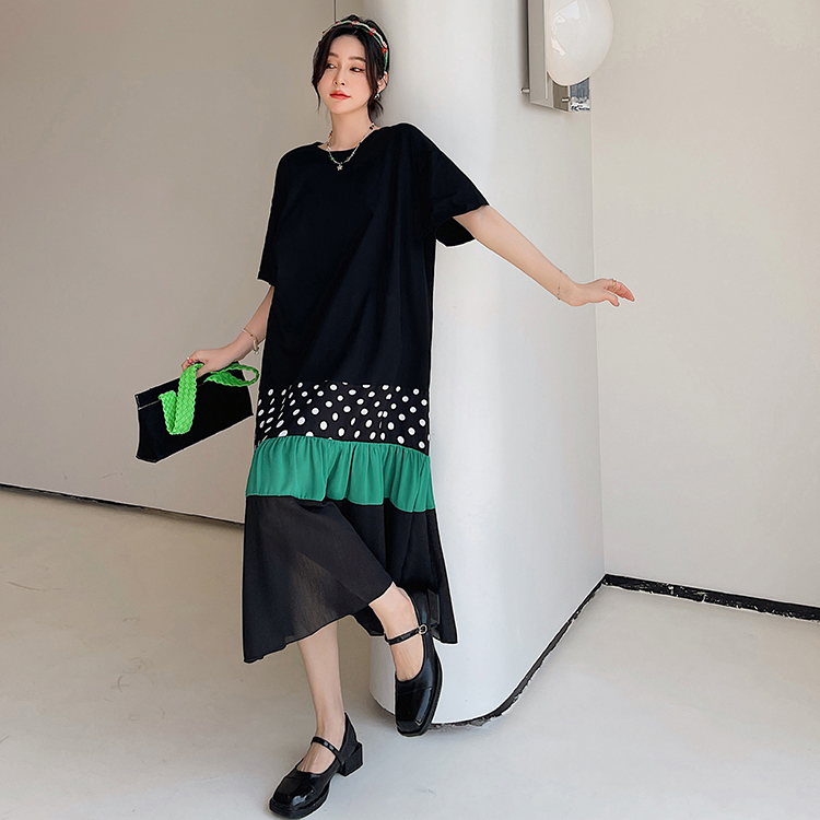 假两件背带裙韩版A字版型