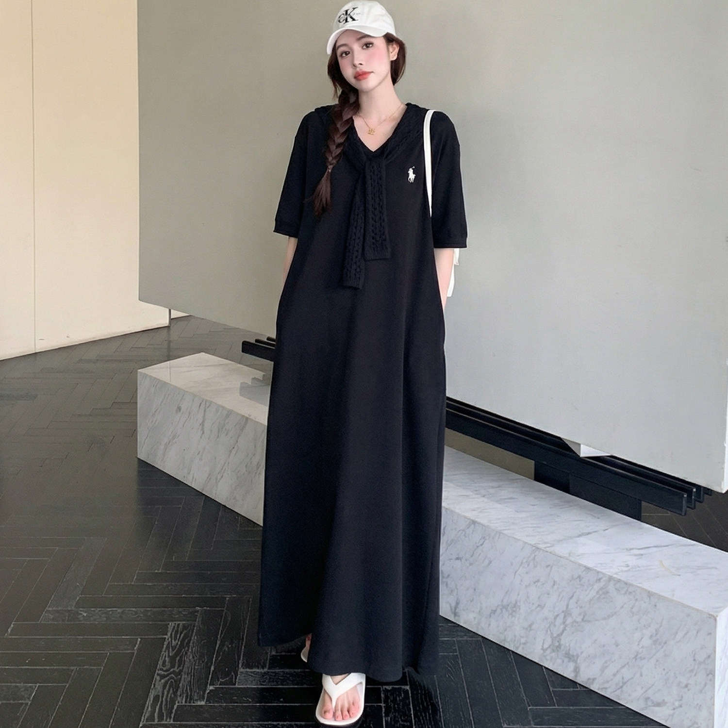 大码孕妇装200斤2026新款连衣裙子孕期不显怀夏季夏装长裙衣服