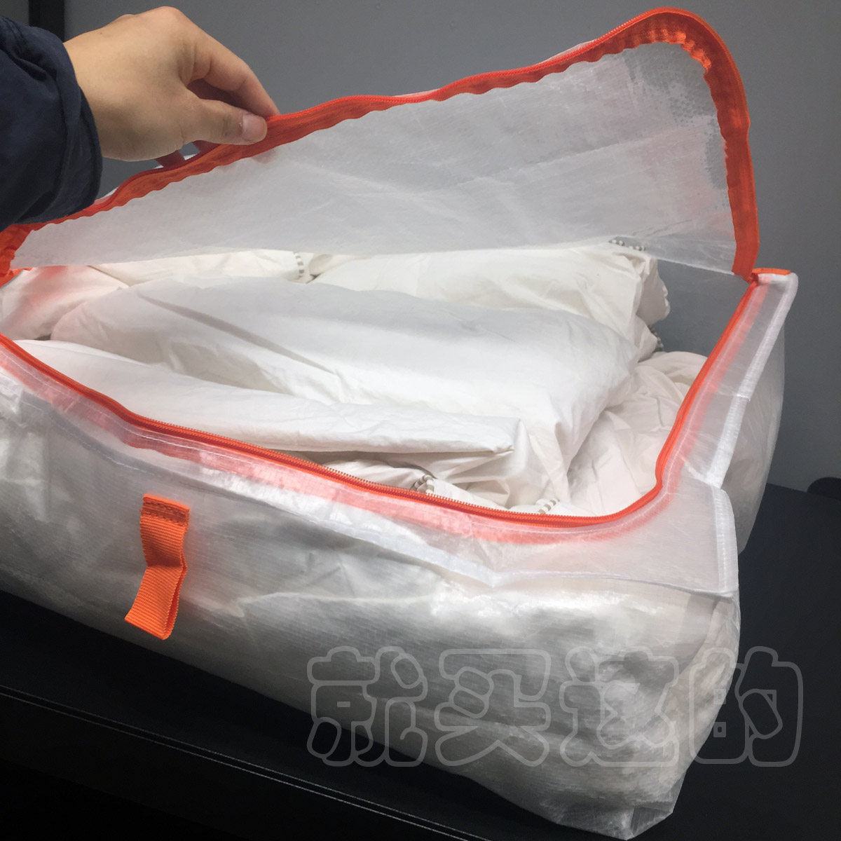 宜家储物袋装棉被子的收纳袋子衣服行李整理袋搬家编织袋大号打包