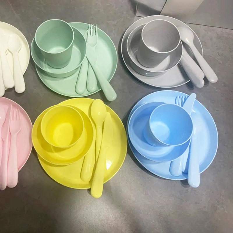 宜家 儿童杯碗碟 水杯子婴儿宝宝喂饭 刀叉勺 盘子吃饭碗食用餐具