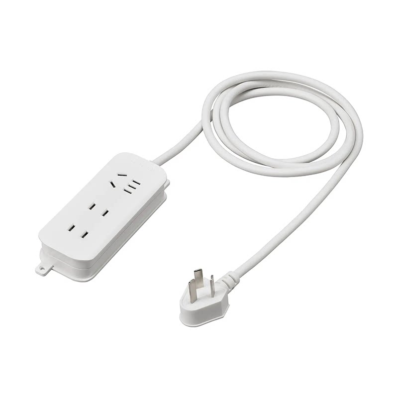 IKEA宜家 电源插座 拖线板三路插座 接线板 插排 电源延长红1.5米