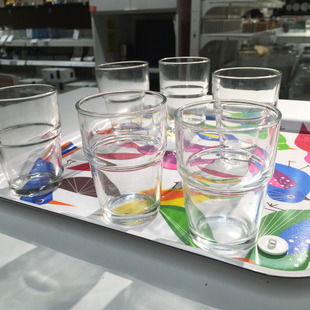 IKEA宜家 雷科杯子 透明玻璃杯子 创玻璃杯 水杯 茶杯 水壶 6件套