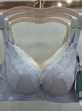 雪妮芳612501厚A杯612502上下薄厚均匀中厚B杯无钢圈聚拢调整内衣