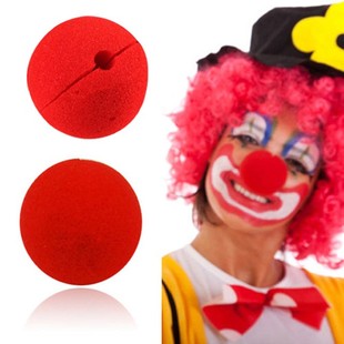 泡沫海绵球小丑鼻子 EVA化妆聚会舞会道具 大红色
