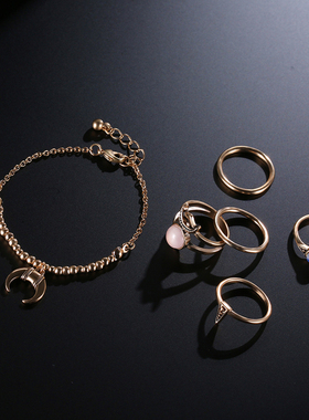 欧美流苏戒指手链新娘婚纱摄影