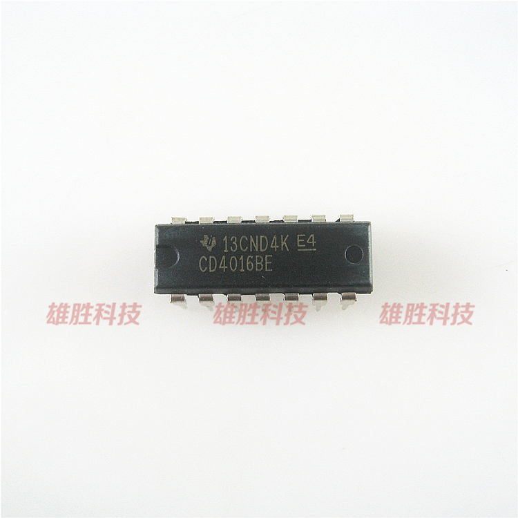 〖全新原装〗CD4016BE HCF4016BE 直插 四路双向开关IC集成电路