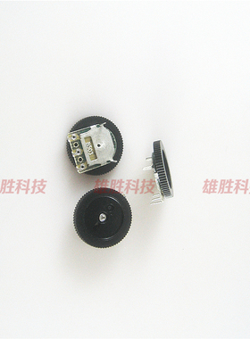 〖全新原装〗老年唱戏机拨盘齿轮电位器 B503 单联 16X2MM B50K