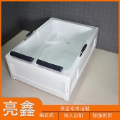 双人情侣独立式 亚克力浴缸长方形加厚超大洗澡盆酒店专用厂家直供