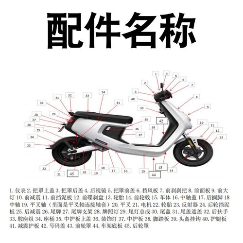 适用小牛电动车全套外壳前面板