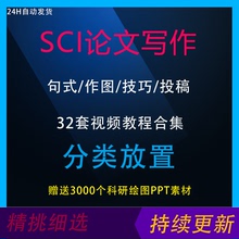 SCI论文写作发表句式作图综述医学零基础模板投稿视频课程教程