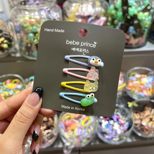 卡通动物可爱BB夹发卡边夹