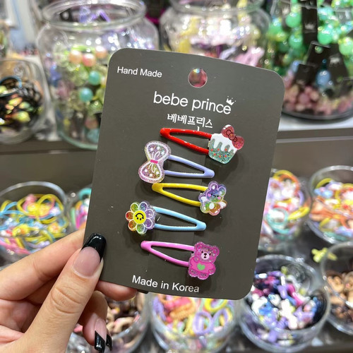 百搭卡通彩色BB夹鸭嘴夹发卡