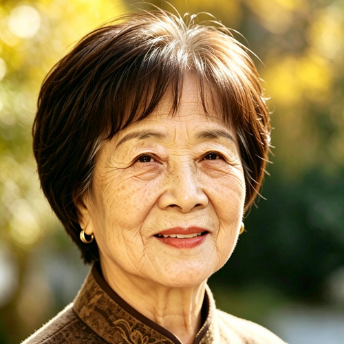 中老年假发妈妈假发女士短直发真发假发遮白发假发套轻薄碎刘海