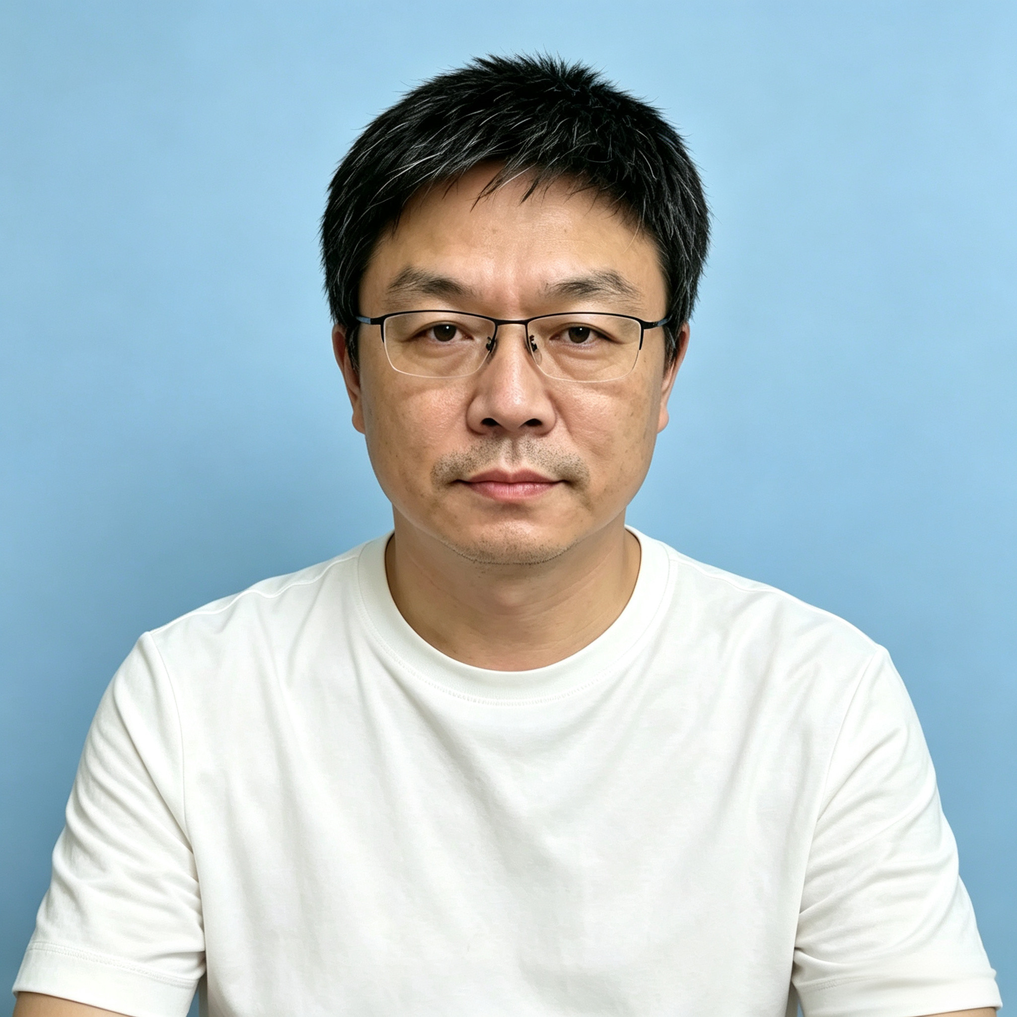 全手织毛寸发短直发男士假发中老年递针假发轻薄花白真发妈生头皮