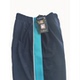 裤 定做校裤 加绒细反光条四季 春秋冬款 藏青色拼浅孔雀蓝宽条运动裤