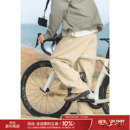 吕小虎美式潮流重磅卫裤男士秋冬宽松直筒休闲裤青少年针织运动裤