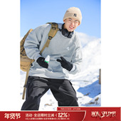 插肩袖 吕小虎重磅410g加绒加厚圆领卫衣男士 冬季 衣服运动无帽上衣