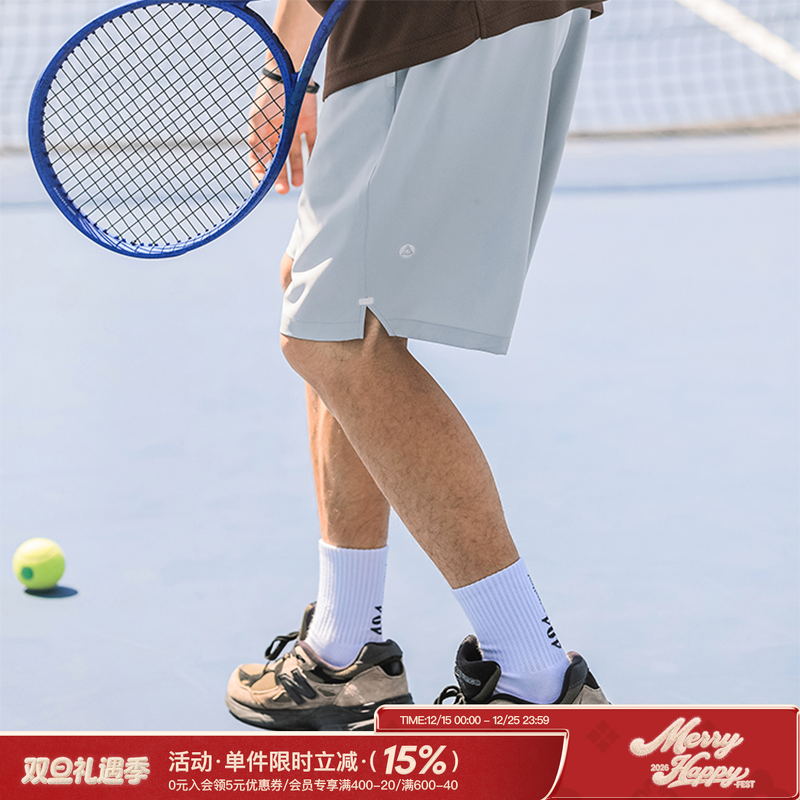 吕小虎美式透气立体反光烫画短裤