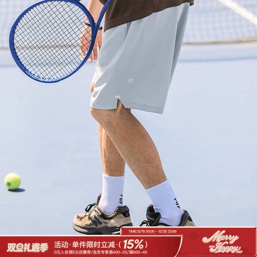 吕小虎美式透气立体反光烫画短裤