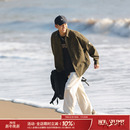 衬衫 复古工装 男生秋季 美式 衬衣休闲外套上衣 新款 吕小虎高级感长袖