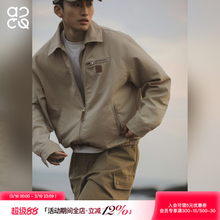 吕小虎ACTUP 春季底特律工装夹克男士短款翻领上衣美式耐磨外套潮