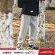 新款 宽松ins百搭休闲裤 重磅灰色卫裤 日系复古潮牌束脚裤 男士 春季