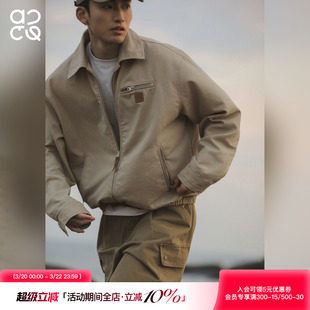 吕小虎ACTUP 春季底特律工装夹克男士短款翻领上衣美式耐磨外套潮