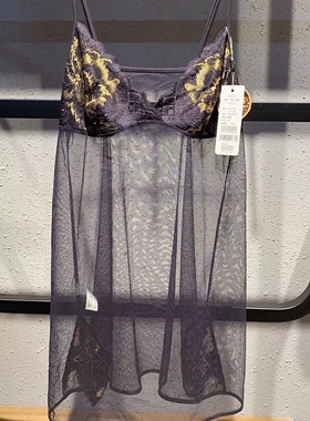 两件包邮 专柜正品莎莲妮17105超级性感吊裙和丁字裤！超级性感