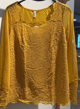 专柜撤柜.两件包邮！纯蕾丝性感小衫！大甩卖了！丽维 新品15076