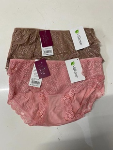13381莫代尔纯棉面料 13384 包邮 加上蕾丝点缀舒服性感 丽维新品