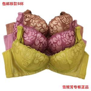 清仓包邮雪妮芳正品文胸罩厚款B杯聚拢上托侧收调整胸内衣X61464