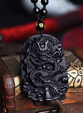 义乌厂家民族风绿色仿玉髓项链观音龙牌貔貅大肚佛长款毛衣链