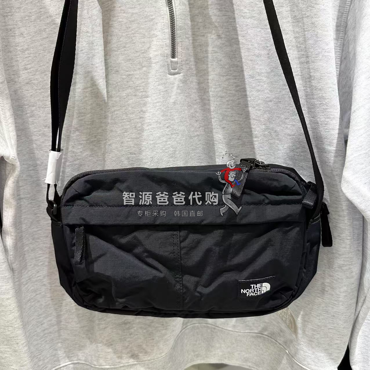 北面单肩挎包户外休闲包户外