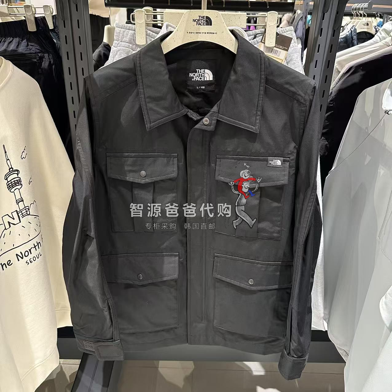 北面男士工装夹克休闲外套上衣