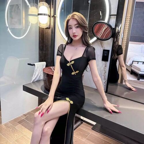 晚礼服长裙桑拿足浴按摩SPAKTV