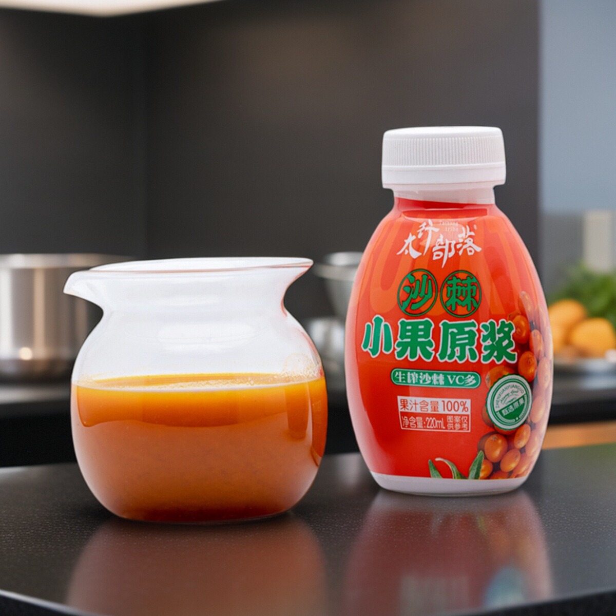 山西沙棘部落原浆饮料饮品小瓶装原浆沙棘原浆饮品220ML