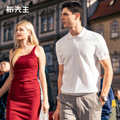 凉感透气商务短袖 款 AT12393 撞色翻领t恤男夏季 MrBu布先生一片式